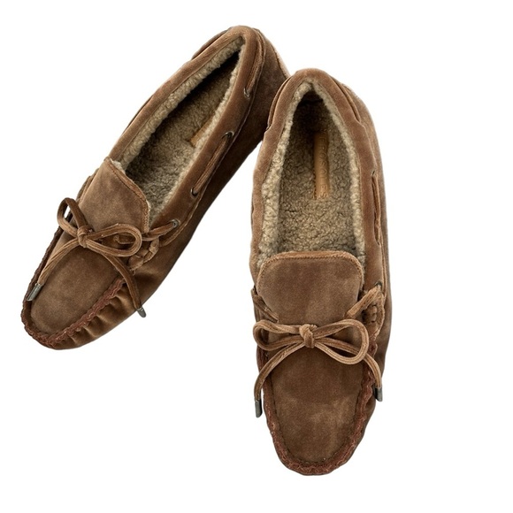 Aerosoles Winter Boater Faux Suede Casual Slip-On Moccasins - Brown - size 9 M - Picture 2 of 9